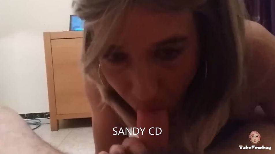 SEXY CD SISSY GETS DISCOVERED BY HER BIG BROTHER AND GIVES HIM A BLOWJOB